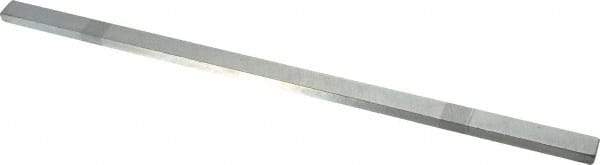 Made in USA - 12" Long, Zinc-Plated Oversized Key Stock - C1045 Steel - Americas Tooling