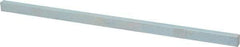 Made in USA - 12" Long, Zinc-Plated Oversized Key Stock - C1045 Steel - Americas Tooling