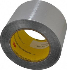 3M - 3" x 55m Silver Foil Tape - 4.6 mil, Acrylic Adhesive, Aluminum Foil Backing, 30 Lb/ln Tensile Strength, -65.2°F to 300°F, Series 425 - Americas Tooling