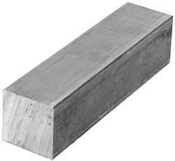 Value Collection - 2-3/4 Inch Square x 12 Inch Long, Aluminum Square Bar - +/- 0.25 Inch Tolerance, Alloy 6061 - Americas Tooling