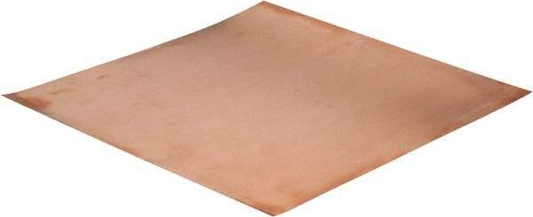 Value Collection - 0.01 Inch Thick x 12 Inch Square, Copper Sheet - Alloy 110 - Americas Tooling