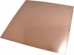 Value Collection - 0.016 Inch Thick x 12 Inch Square, Copper Sheet - Alloy 110 - Americas Tooling