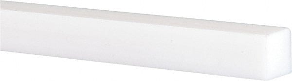 USA Sealing - 3' x 3/8" x 3/8" White PTFE (Virgin) Square Bar - Americas Tooling