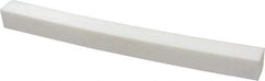 Made in USA - 1 Ft. Long x 1 Inch Wide x 1 Inch High, Virgin PTFE, Square Plastic Bar - White, +0.030 - 0.000 Tolerance - Americas Tooling