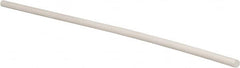 Made in USA - 5' Long, 5/8" Diam, PTFE (Glass-Filled) Plastic Rod - +0.005 Inch Length Tolerance - Americas Tooling