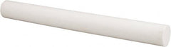 Made in USA - 1' Long, 1-1/4" Diam, PTFE (Glass-Filled) Plastic Rod - +0.005 Inch Length Tolerance - Americas Tooling