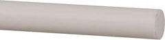 Made in USA - 4' Long, 3/4" Diam, PTFE (Mechanical Grade) Plastic Rod - +0.005 Tolerance - Americas Tooling