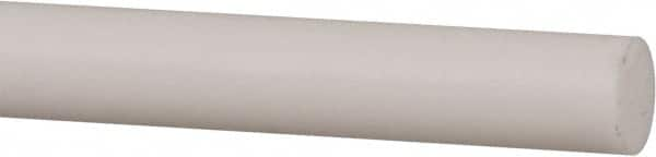 Made in USA - 2' Long, 3/8" Diam, PTFE (Mechanical Grade) Plastic Rod - +0.003 Tolerance - Americas Tooling