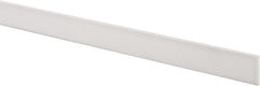 USA Sealing - 1' x 1" x 1/8" White PTFE (Virgin) Rectangular Bar - Americas Tooling