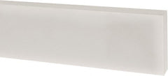 USA Sealing - 1' x 1" x 1/4" White PTFE (Virgin) Rectangular Bar - Americas Tooling