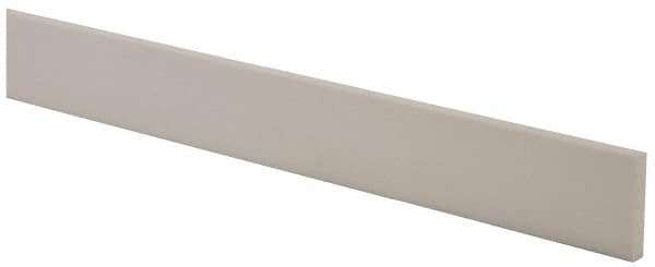 USA Sealing - 4' x 1-1/2" x 1/4" White PTFE (Virgin) Rectangular Bar - Americas Tooling