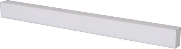 USA Sealing - 4' x 2" x 5/8" White PTFE (Virgin) Rectangular Bar - Americas Tooling