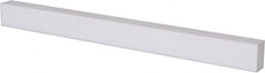 USA Sealing - 4' x 2" x 5/8" White PTFE (Virgin) Rectangular Bar - Americas Tooling