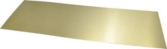 Made in USA - 10 Piece, 18 Inch Long x 6 Inch Wide x 0.01 Inch Thick, Shim Sheet Stock - Brass - Americas Tooling