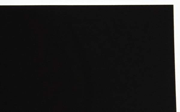 Made in USA - 1 Piece, 10" Wide x 20" Long Plastic Shim Stock Sheet - Black, ±10% Tolerance - Americas Tooling