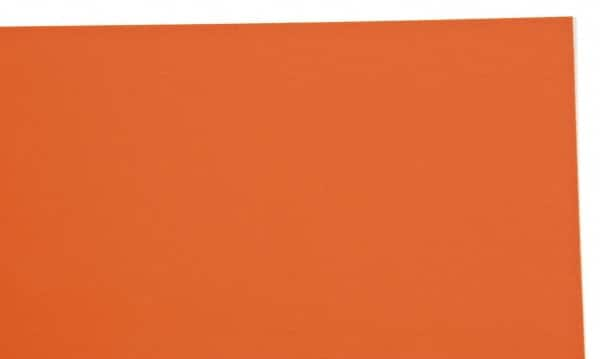 Made in USA - 1 Piece, 25" Wide x 50" Long Plastic Shim Stock Sheet - Coral (Color), ±10% Tolerance - Americas Tooling