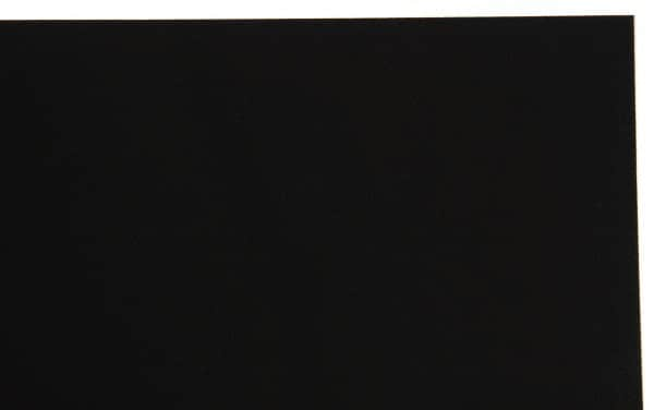 Made in USA - 1 Piece, 20" Wide x 20" Long Plastic Shim Stock Sheet - Black, ±10% Tolerance - Americas Tooling