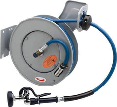 T&S Brass - 35' Spring Retractable Hose Reel - 300 psi, Hose Included - Americas Tooling