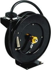 T&S Brass - 35' Spring Retractable Hose Reel - 300 psi, Hose Included - Americas Tooling