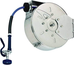 T&S Brass - 30' Spring Retractable Hose Reel - 300 psi, Hose Included - Americas Tooling