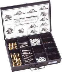 T&S Brass - 267 Pieces Boxed Faucet Repair Kit - Master Parts Kit Style - Americas Tooling