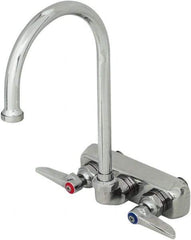 T&S Brass - Standard, 2 Way Design, Wall Mount, Workboard Wall Mount Faucet - 8-3/4 Inch Spout, Lever Handle - Americas Tooling