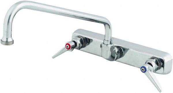 T&S Brass - Standard, 2 Way Design, Wall Mount, Workboard Wall Mount Faucet - 12 Inch Spout, Lever Handle - Americas Tooling