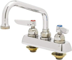 T&S Brass - Standard, 2 Way Design, Deck Mount, Workboard Deck Mount Faucet - 6 Inch Spout, Lever Handle - Americas Tooling