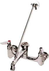 T&S Brass - Standard with Hose Thread, 2 Way Design, Wall Mount, Laundry Faucet - Lever Handle - Americas Tooling