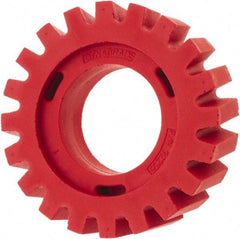 Dynabrade - 4" Diam Angle & Disc Grinder Eraser Wheel - For Use with Dynazip Eraser Tools - Americas Tooling