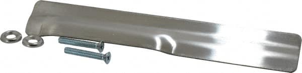 Don-Jo - 10" Long x 1-1/2" Wide, Latch Protector - Stainless Steel - Americas Tooling