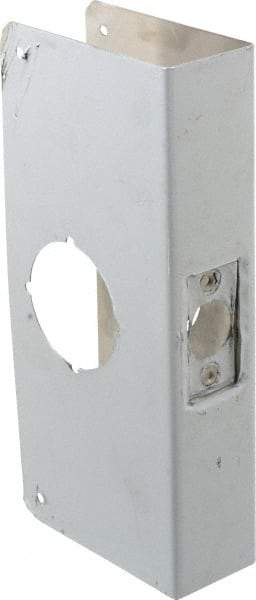 Don-Jo - 4" Wide x 9" High, Stainless Steel, Door Reinforcer - 1-3/4" Thick Door, 2-3/8" Backset - Americas Tooling