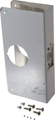 Don-Jo - 4-1/4" Wide x 9" High, Stainless Steel, Door Reinforcer - 1-3/4" Thick Door, 2-3/4" Backset - Americas Tooling