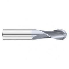 .0156 x .0469 x 1-1/2 2 Flute Ball Nose  End Mill- Series 3215SD - Americas Tooling