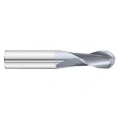 1/2 x 1 x 3 2 Flute Ball Nose  End Mill- Series 3215SD - Americas Tooling