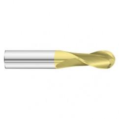 7/8 x 1-1/2 x 4 2 Flute Ball Nose  End Mill- Series 3215SD - Americas Tooling