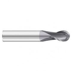 7/16 x 3/4 x 2-3/4 2 Flute Ball Nose  End Mill- Series 3215STB - Americas Tooling