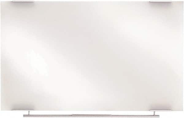 ICEBERG - 36" High x 48" Wide Dry Erase - Glass, Includes Marker, Eraser & Rail & Mounting Kit - Americas Tooling