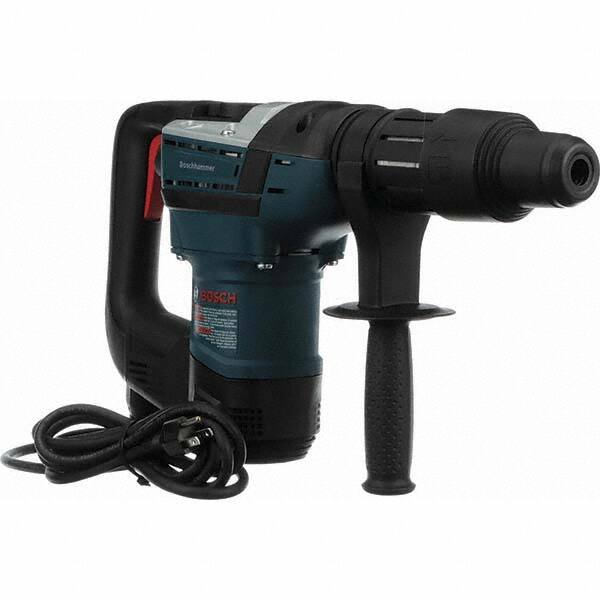 Bosch - 120 Volt 1-9/16" Keyless Chuck Electric Rotary Hammer - 0 to 3,600 BPM, 0 to 350 RPM - Americas Tooling