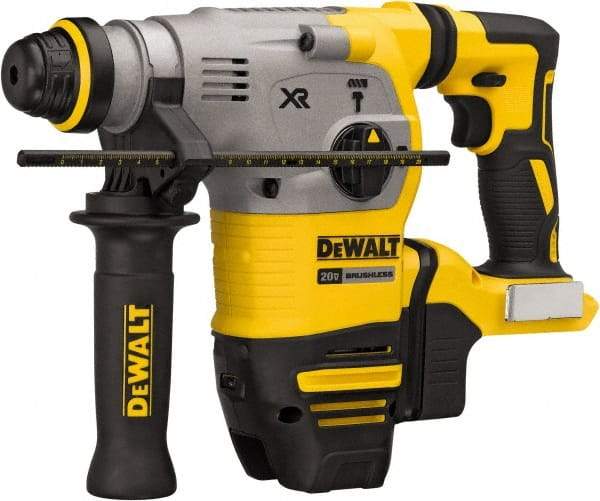 DeWALT - 20 Volt 1-1/8" SDS Plus Chuck Cordless Rotary Hammer - 0 to 4,480 BPM, 0 to 1,500 RPM, Reversible - Americas Tooling