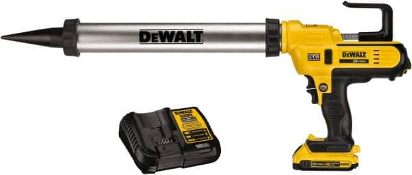 DeWALT - 29 oz Full Barrel Battery Caulk/Adhesive Applicator - Use with 10 to 20 oz Sausage Packs - Americas Tooling