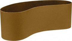 3M - 9" Wide x 120" OAL, 80 Grit, Ceramic Abrasive Belt - Ceramic, Coated, YF Weighted Cloth Backing, Series 966F - Americas Tooling