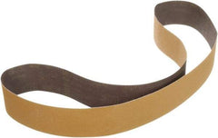 3M - 3" Wide x 24" OAL, 80 Grit, Ceramic Abrasive Belt - Ceramic, Coated, YF Weighted Cloth Backing, Series 967F - Americas Tooling