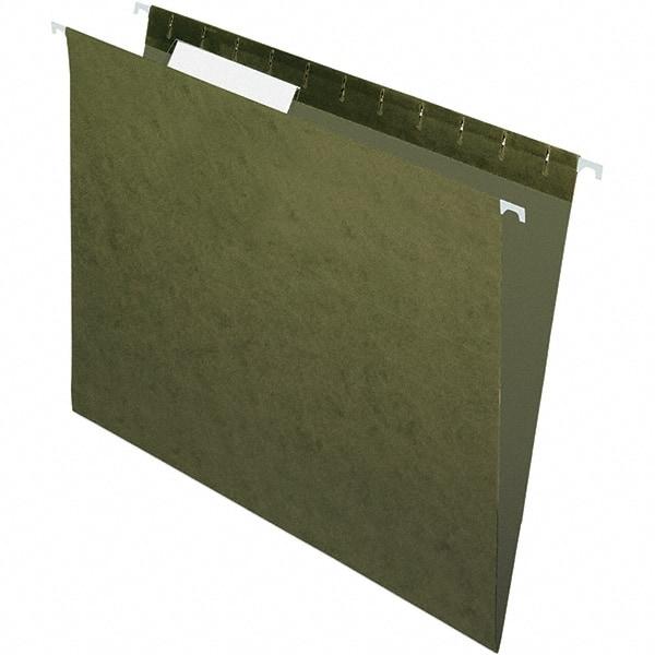 Pendaflex - 9-1/4 x 11-7/8", Letter Size, Standard Green, Hanging File Folder - 11 Point Stock, 1/3 Tab Cut Location - Americas Tooling