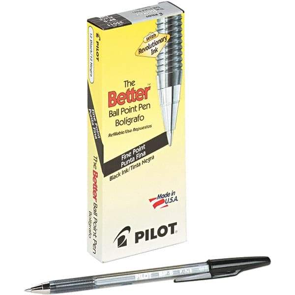 Pilot - Conical Ball Point Pen - Black - Americas Tooling