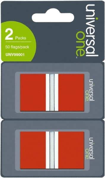 Universal One - Self-Stick Page Flags Style: Flag Color: Red - Americas Tooling