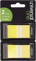 Universal One - Self-Stick Page Flags Style: Flag Color: Yellow - Americas Tooling