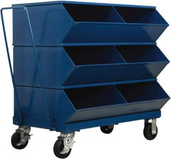 Stackbin - 3 Bin, Shelving Unit with Openings & Base - 37" Wide x 37-7/8" High - Americas Tooling