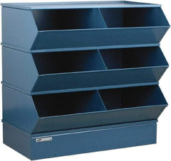 Stackbin - 3 Bin, Shelving Unit with Openings & Base - 37" Wide x 33" High - Americas Tooling