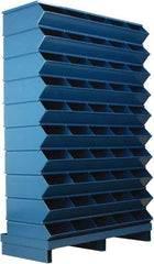 Stackbin - 10 Bin, Shelving Unit with Openings & Base - 37" Wide x 57-1/2" High - Americas Tooling